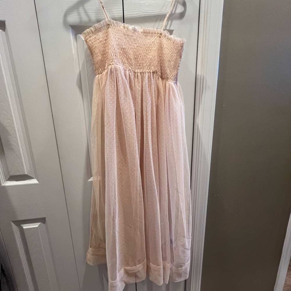 Vada Winter sheer layering dress